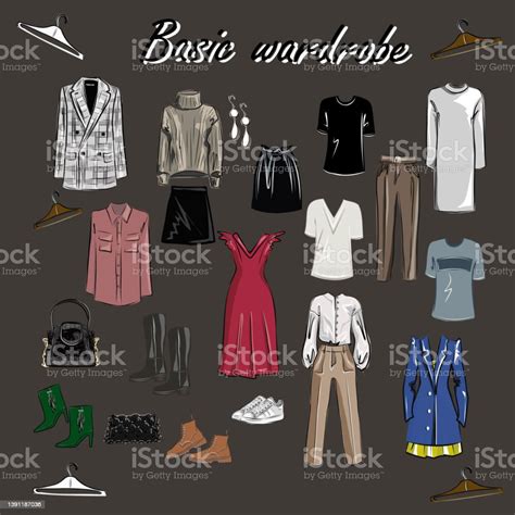 Minimalism Fashion Capsule Basic Wardrobe For A Woman Big Cupboard