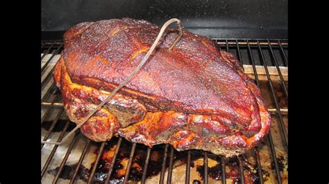 Bbq Pulled Pork Smoked Boston Butt Youtube