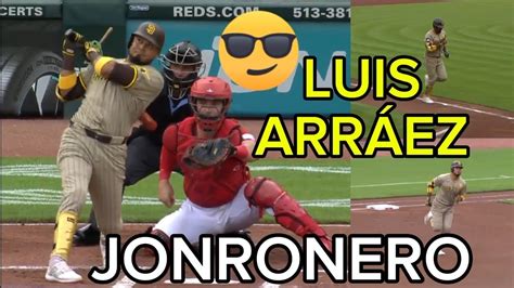 Luis Arráez conecta su primer jonrón con los Padres de San Diego en