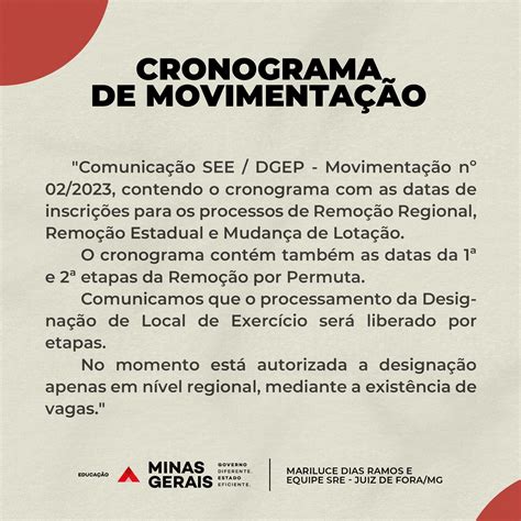 Cronograma De Movimentação