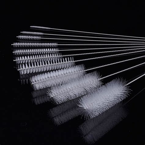 Eboot Pieces Nylon Tube Brush Pipe Cleaning Brushes White N Free