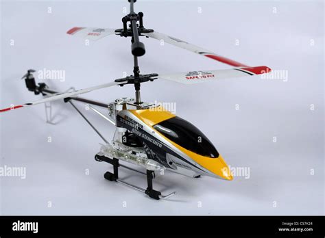 remote control Toy Helicopter with Stock Photo - Alamy