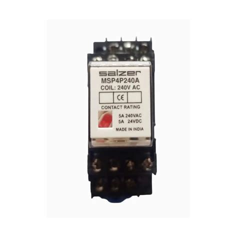 Buy Pin Relay V Ac Pole Salzer Make General Purpose Relay