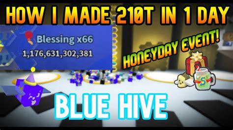 How I Made Trillion Honey On Honeyday Event Roblox Bee Swarm