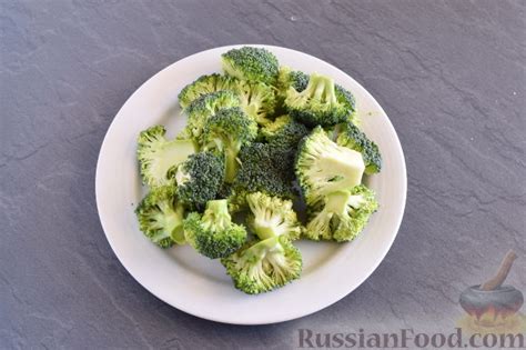 Рецепт: Брокколи в кляре на RussianFood.com