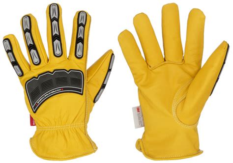 Bdg Xl Ansi Impact Level Leather Gloves Ln