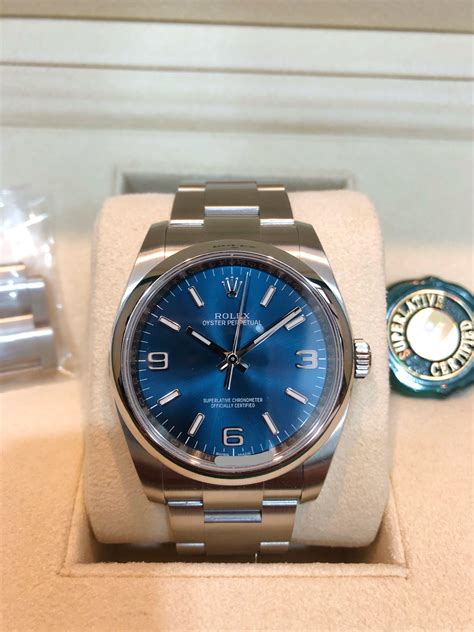 Rolex Oyster Perpetual 36 Blue 116000 Luxury Watches On Carousell