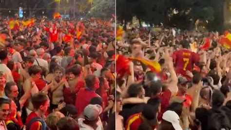 El pueblo de Lamine Yamal festeja por todo lo alto el título de España