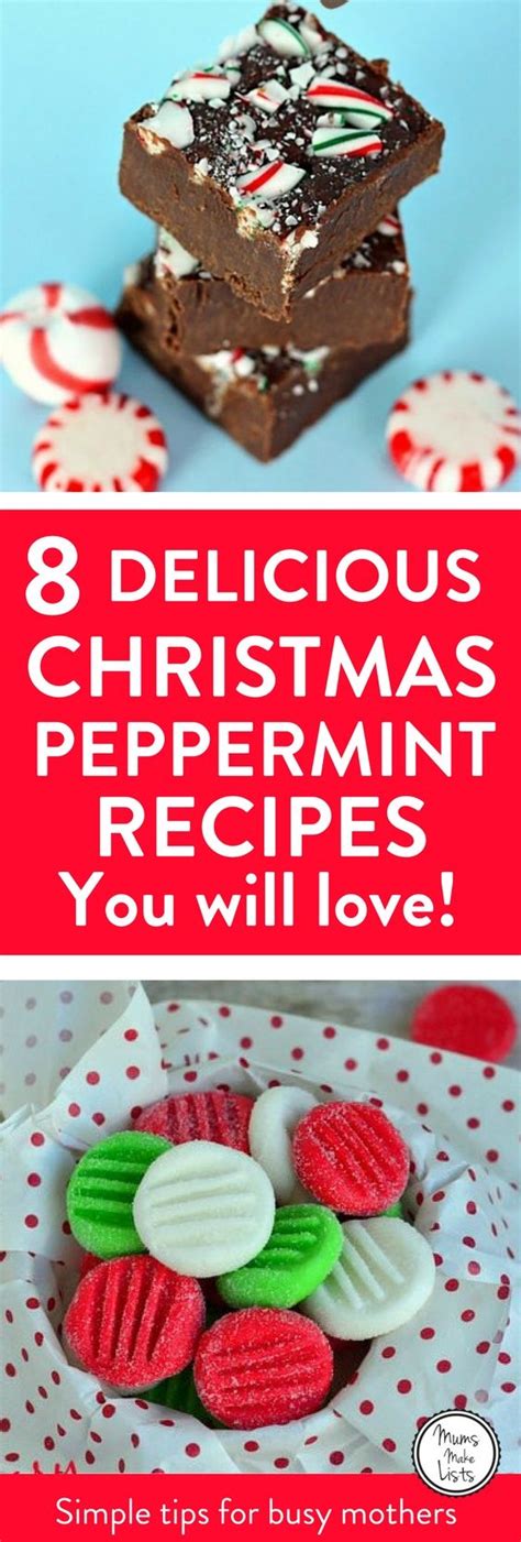 Christmas Peppermint Candy Easy Christmas Treats Recipes Christmas