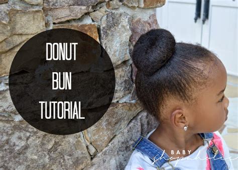 Baby Shopaholic: Donut Bun Tutorial for Little Girls + Moms