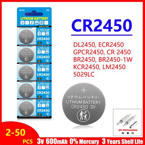 Pcs Cr Watch Buttom Battery Kcr Lc Lm Dl