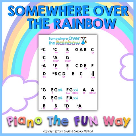 Somewhere Over the Rainbow - Cascade Method