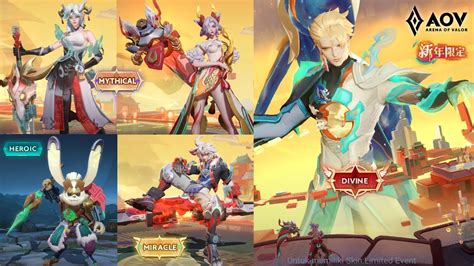 AOV New Skin LNY 2023 Hayate Wukong Astrid Natalya Slimz