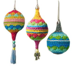 Ravelry Christmas Baubles Boho Style Pattern By Paula Matos