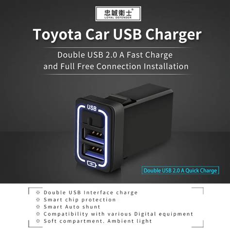 Car USB Charger Quick Charge 2 0A 220V 2 Port USB2 0 For Iphone Micro