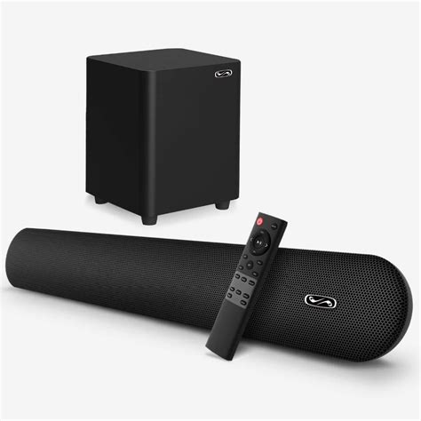 100W TV SoundBar Wireless Bluetooth Wired Home Theater Speaker System 3D Surround >80 dB Audio ...