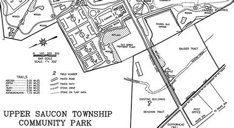 Park Maps Upper Saucon Township Lehigh County Pennsylvania