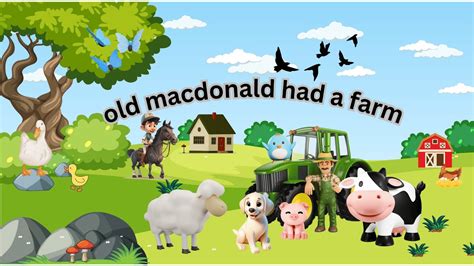 Oldmacdonald Had A Farm Old Macdonald Poem Youtube