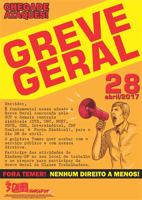 Por Que Aderir Greve Geral Sindsep Df