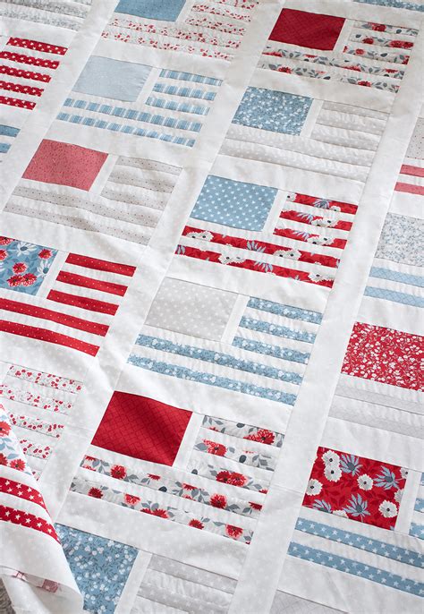 Miss Americana Flag Quilt Old Glory Fabric Lella Boutique