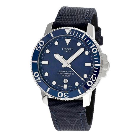 Tissot Seastar 1000 Auto 43mm Blue Dial Men`s Watch T1204071704101 7611608292648 Tissot