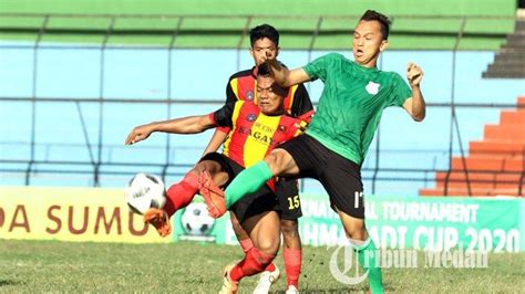 Berita Foto Pertandingan Uji Coba PSMS Medan Menang 3 1 Melawan