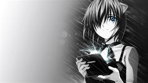 Anime Manga Wallpaper Black And White Desktop Wallpaper Girl Mood