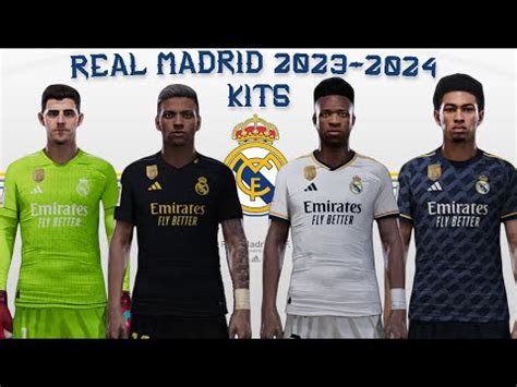 Real Madrid New Season Kits 2023 2024 PES 2021 Sider Forma Yaması