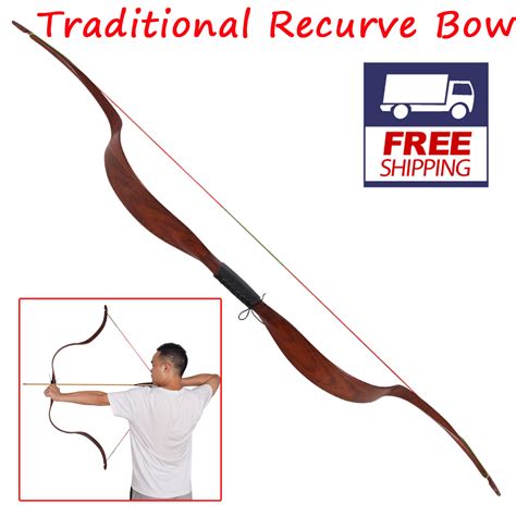 Recurve Archery Traditional Recurve Bows Et4 Meng Yuan Bow 18 30lbs