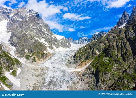 Caucasus Mountains on the Border of Russia and Georgia. Chalaat Pass ...