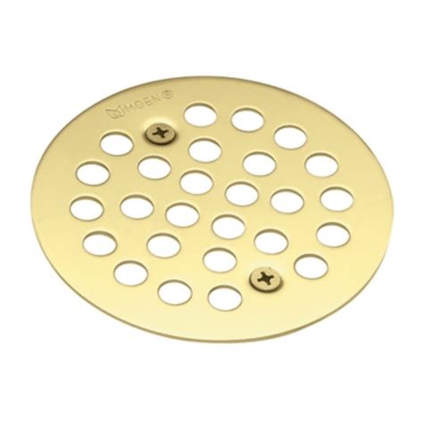 Moen 101664 4-1/4" Round Shower Drain Cover - Brass | eBay