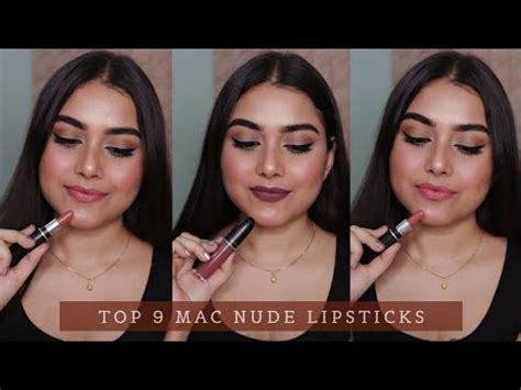 My Top MAC Nude Lipsticks Of All Time MAC Lipstick Swatches On Indian Skin Arpita Ghoshal