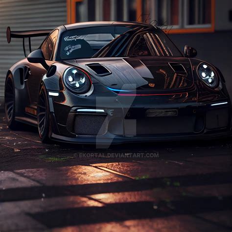 Ekortal Black Porsche 911 Gt3 Rs By Ekortal On Deviantart