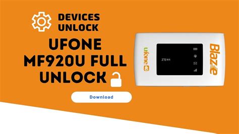 Ufone Blaze Mf U All Versions Unlock Youtube