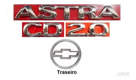 Emblemas Astra Cd 2 0 Mala 1999 À 2002 Modelo Original MercadoLivre