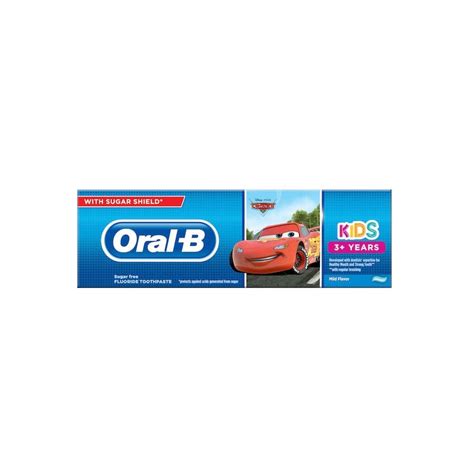 Oral B Kids Cars 3 Years Toothpaste 75 Ml 1995 Kr