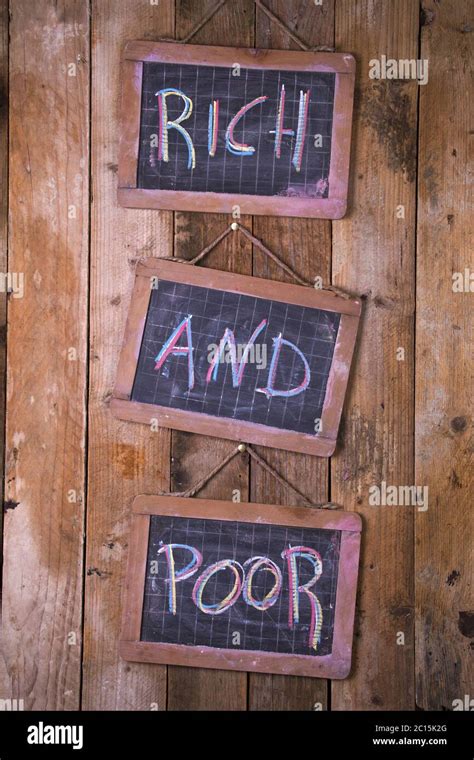 rich  poor  res stock photography  images alamy