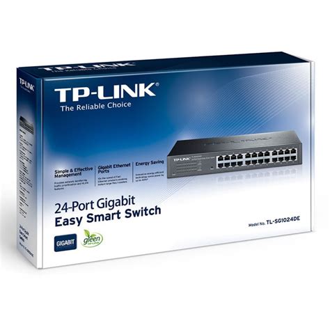 Switch Tp Link Tl Sg De Puertos Gigabit Rackeable Conectividad