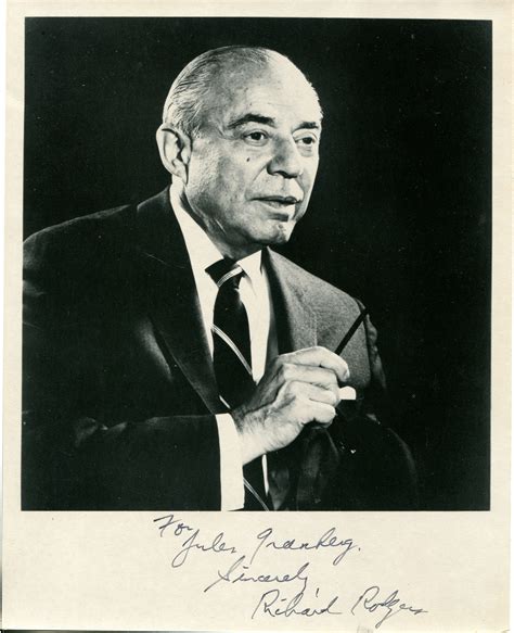 Richard Rodgers Signed Photograph | Holzman Antiques