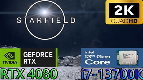 Starfield Rtx 4080 I7 13700k Native 1440p Ultra Settings Youtube