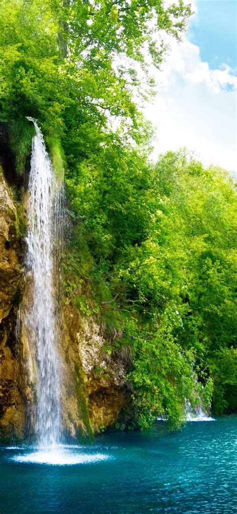 Summer Mountain Waterfall Wallpapers Top Free Summer Mountain