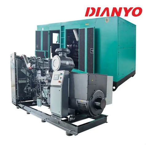 Reliable Open Type Super Silent Genset 350kw Diesel Power Generator