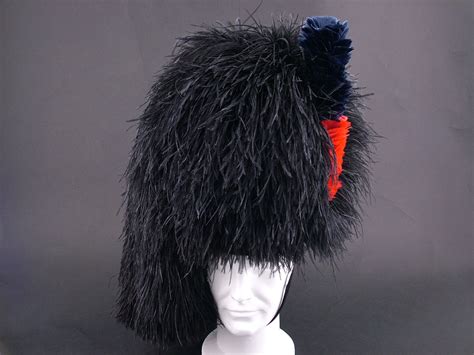 Pipers Feather Bonnet 4 Tail Scottish Regiment Jaffe