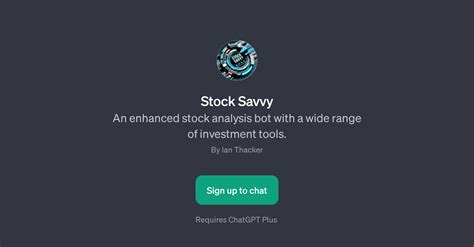 Stock Savvy And 6 Other AI Alternatives For Investment Analysis