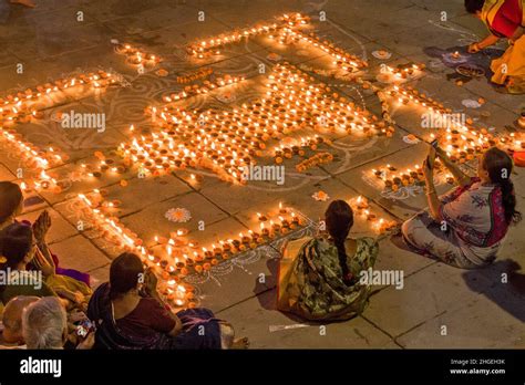 dev diwali celebration at varanasi india Stock Photo - Alamy