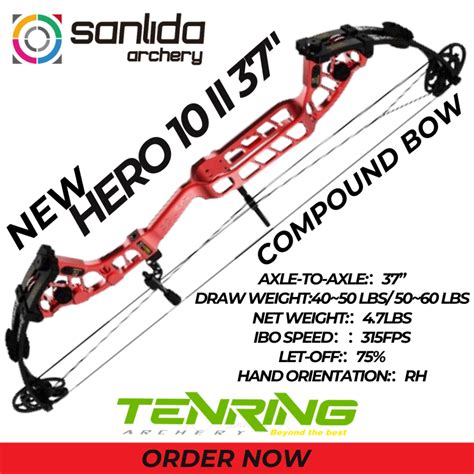 Sanlida Hero Ii Universal Compound Bow Tenring Archery