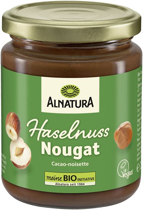 Haselnuss Nougat Creme vegane Rezeptur 250 g in Bio Qualität von