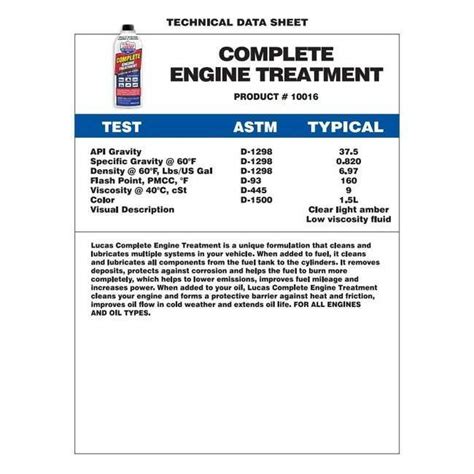 Lucas Complete Engine Treatment ปรมาณ 473 ml LINE SHOPPING