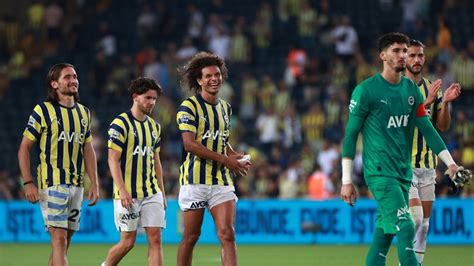 Fenerbahçe Alanyaspor maçının ilk 11 leri