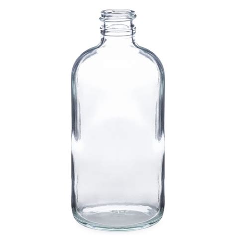 8 Oz Clear Glass Boston Bottles Sample Berlin Packaging